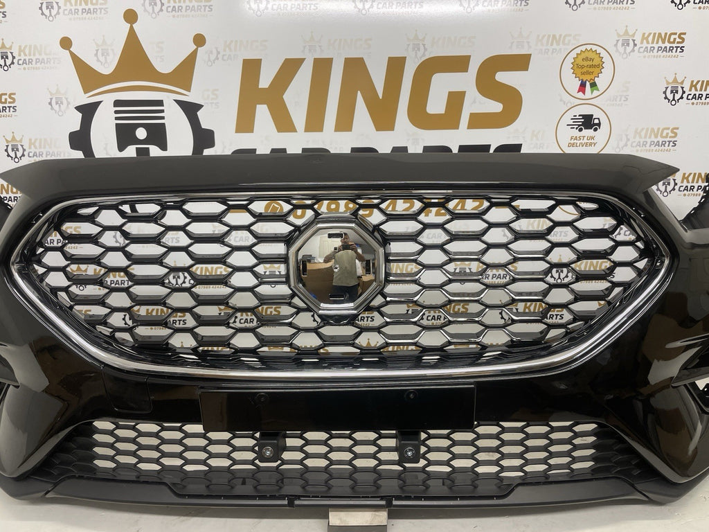 MG ZS 2020-2025 Complete Front Bumper with Grilles Black 5pbc New Supply & Fit