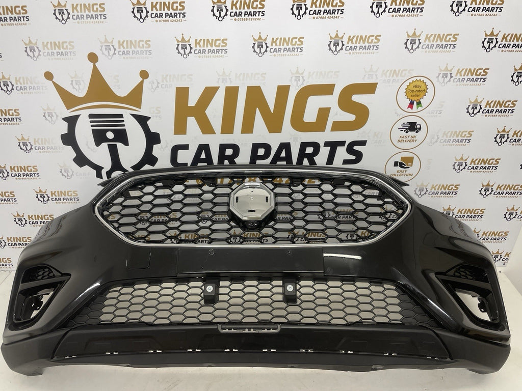 MG ZS 2020-2025 Complete Front Bumper with Grilles Black 5pbc New Supply & Fit