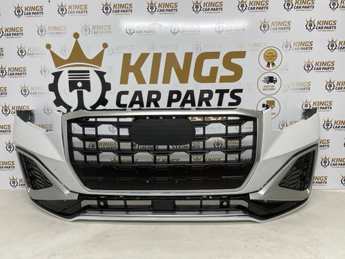 2021-2025 AUDI Q2 COMPLETE BUMPER FRONT WHITE (LSR9)+ SENSOR HOLE