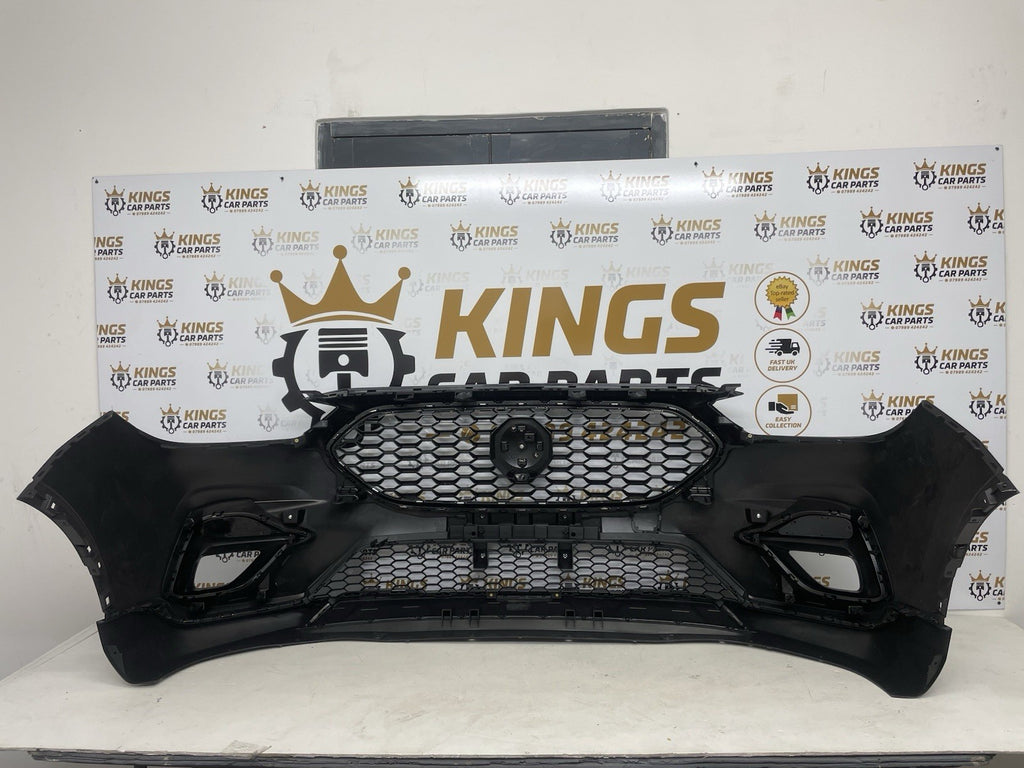 MG ZS 2020-2025 Complete Front Bumper with Grilles Black 5pbc New Supply & Fit