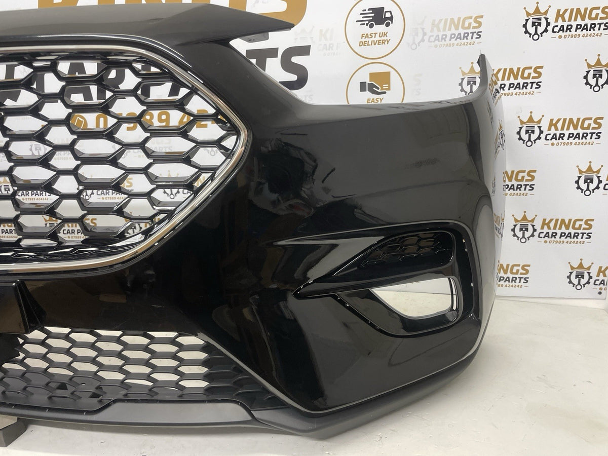 MG ZS 2020-2025 Complete Front Bumper with Grilles Black 5pbc New Supply & Fit
