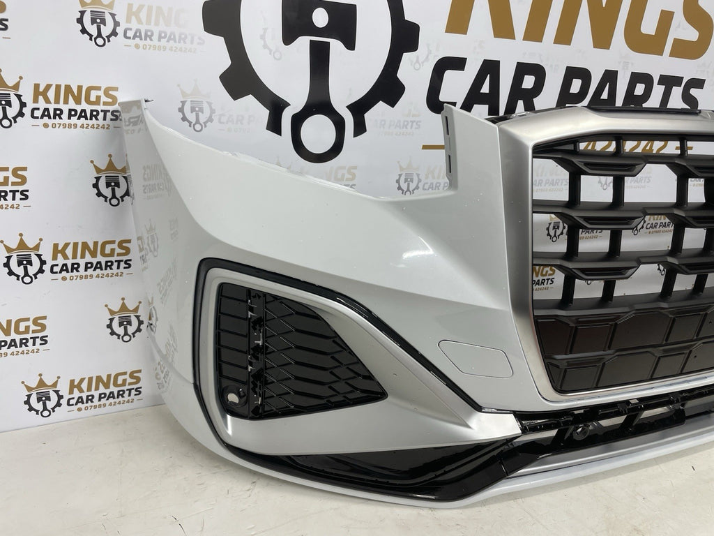 2021-2025 AUDI Q2 COMPLETE BUMPER FRONT WHITE (LSR9)+ SENSOR HOLE